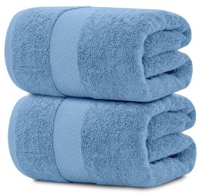 Luxury Soft Bath Sheet Towels 650 GSM Cotton Luxury Bath Towels Extra Large 35x70 in | Highly Absorbent and Quick Dry | Hotel Quality Extra Large Bath