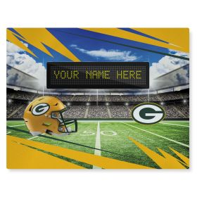 [Personalization Only] Official NFL Packers - 62" x 84" Personalized Washable Rug