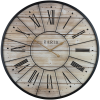 Sorbus Oversized Clock: Roman Numerals, French Paris Farmhouse DÃ©cor, 24' Round