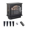 18 inch 3D Flame Electric Infrared Quartz Fireplace Stove with remote control