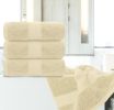 Luxury Bath Towels Set of 4 Large 700 GSM Cotton Ultra Soft Bath Towels 27x54 | Highly Absorbent and Quick Dry | Hotel Towels for Bathroom Luxury Plus