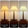 Walnut Table Lamp with Empire Lamp Shade, Vintage style table lamp