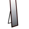 55" Tall Standing Floor Mirror, Walnut finish, Rectangular finish