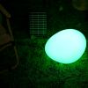 Outdoor Solar Powered Cobblestone Lawn Light Path Light for Garden Yard Terrance Patio