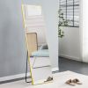 Aluminium alloy Metal Frame Wall Mounted Full Body Mirror ,Bathroom Vanity Mirror, Bedroom Home Porch, Decorative Mirror, Clothing Store, Floor Mounte