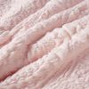 Embroidered Medallion Faux Fur Ultra Plush Comforter Mini Set