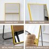 Aluminium alloy Metal Frame Wall Mounted Full Body Mirror ,Bathroom Vanity Mirror, Bedroom Home Porch, Decorative Mirror, Clothing Store, Floor Mounte