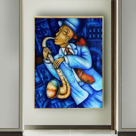 Hand Painted Oil Painting Abstract Wall Painting- musician Portrait Oil Painting On Canvas - Wall Art Picture -Acrylic Texture Home Decor (style: 1, size: 150X220cm)