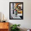 Framed Canvas Wall ArtOil Paintings Impressionism Aesthetic Prints Canvas Paintings for Living Room Bedroom Office Home