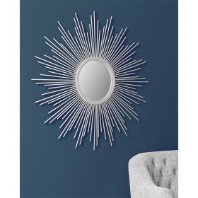 Sunburst Wall Decor Mirror 29.5"D (Color: as Pic)