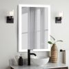 LED Lighted LED Lit Mirror Rectangular Fog Free Frameless Bathroom Vanity Mirror